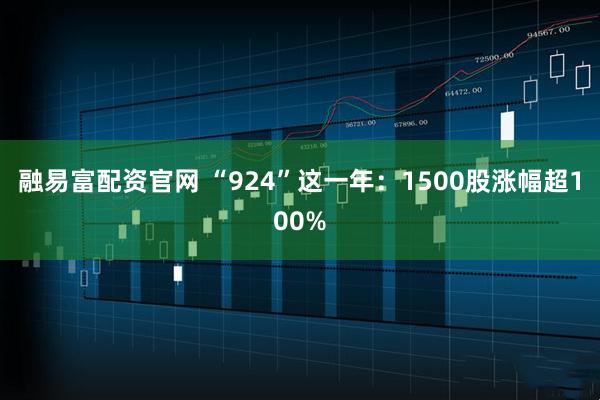 融易富配资官网 “924”这一年：1500股涨幅超100%