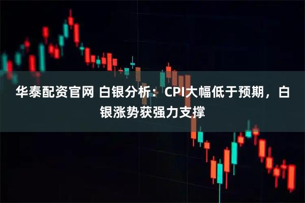华泰配资官网 白银分析：CPI大幅低于预期，白银涨势获强力支撑